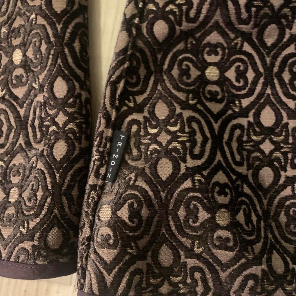Patterned NEW bohemian style Trimdin jacket XL - Picture 4 of 5